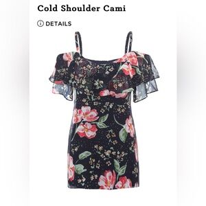 Cabi Cold Shoulder Cami